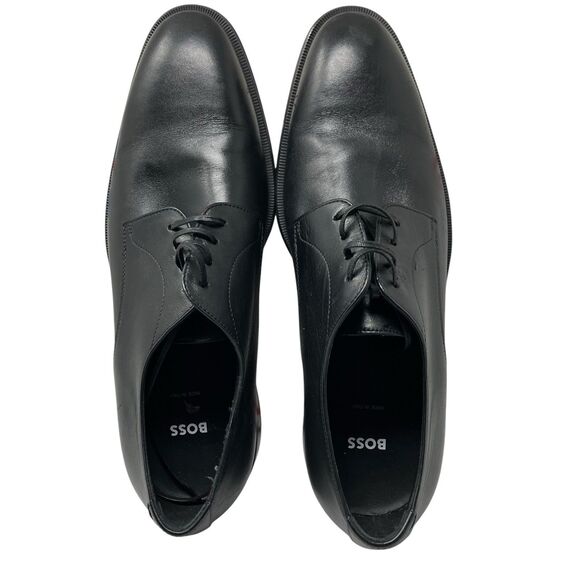 Boss‎ Dress Shoes Mens 7 Black Leather Lace Up Formal Office NYE Party Evening main image 14
